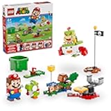 Super Mario Adventures with Interactive Mario, Bowser Jr.’s Clown Car Playset Vehicle, Yoshi Toy, Mario Playset, Nintendo Toy Gift for Boys, Girls and Gamers Ages 6 and Up, 71439
