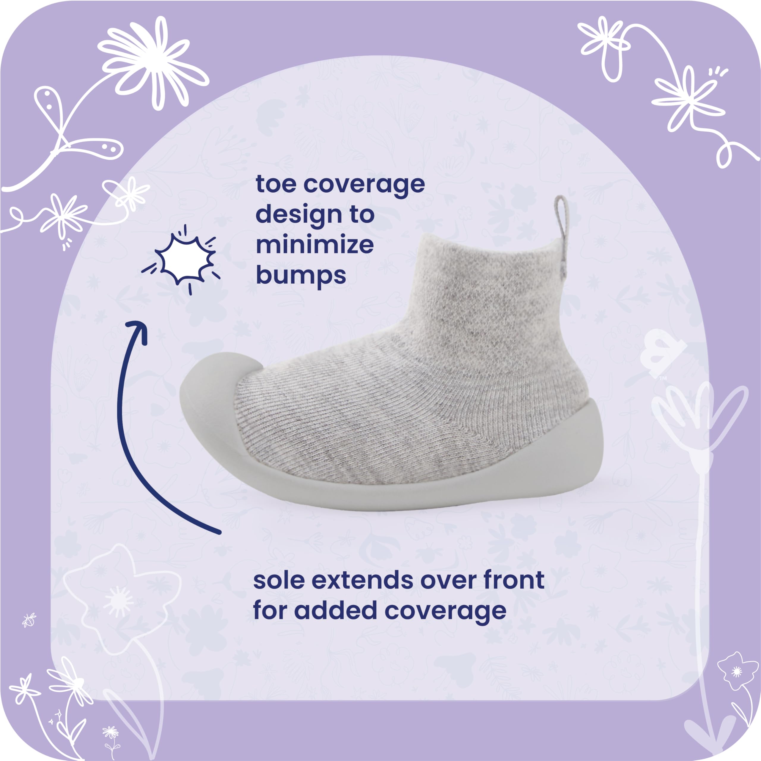 Goldbug The Denver Baby Shoe First Time Walking Shoe for Babies - Greeley Grey, Size 6