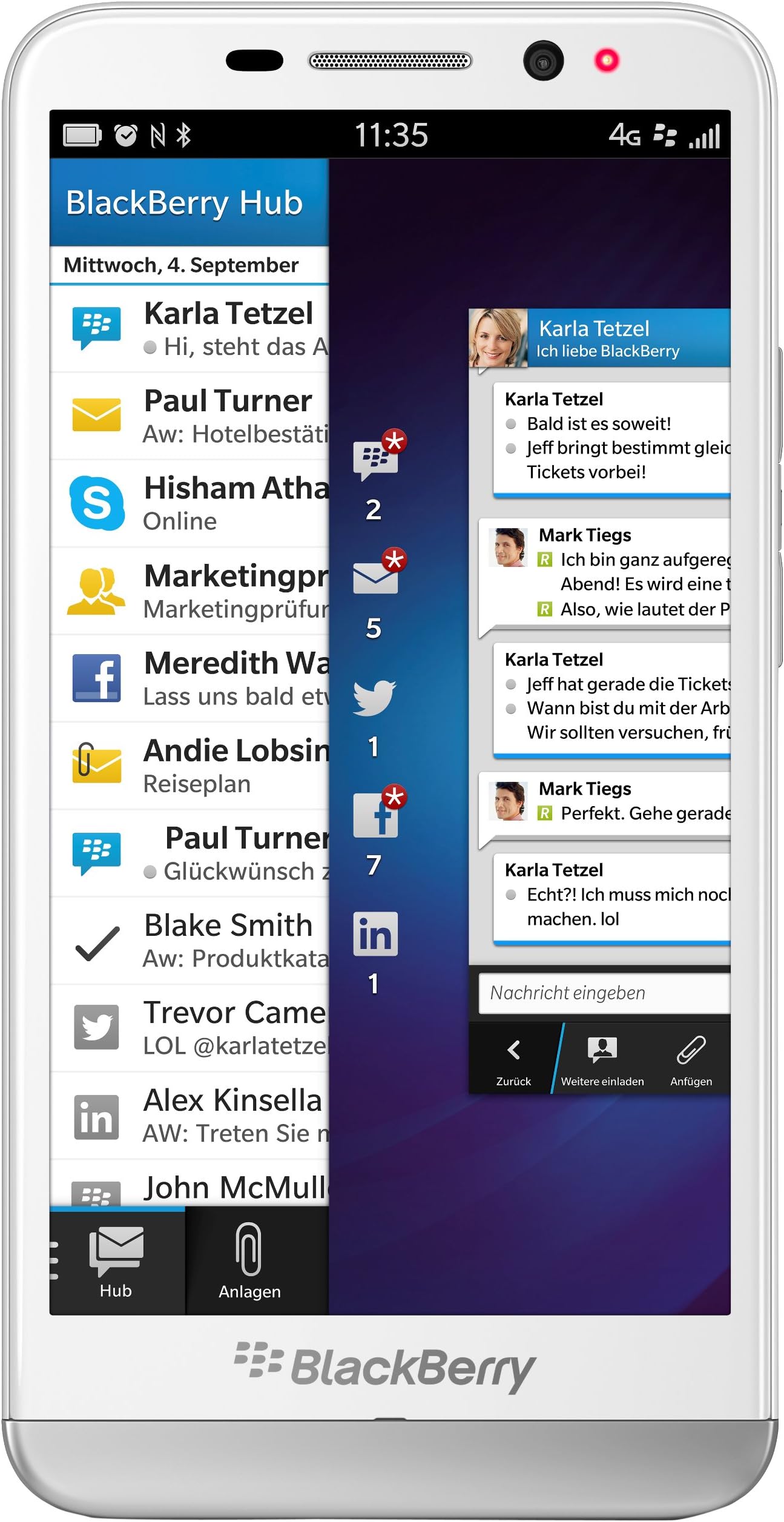 BlackBerry Z30 Smartphone Gsm Umts White