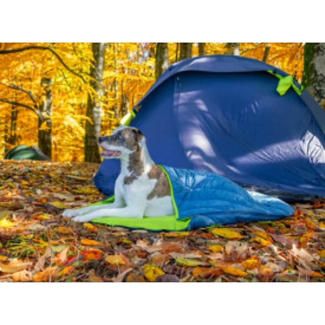 Foto 3 de 3 de Kurgo Pup Sack - Cama de Viaje para Perros para Exteriores, Saco de Dormir para Mascotas, Plegable con Bolsa…