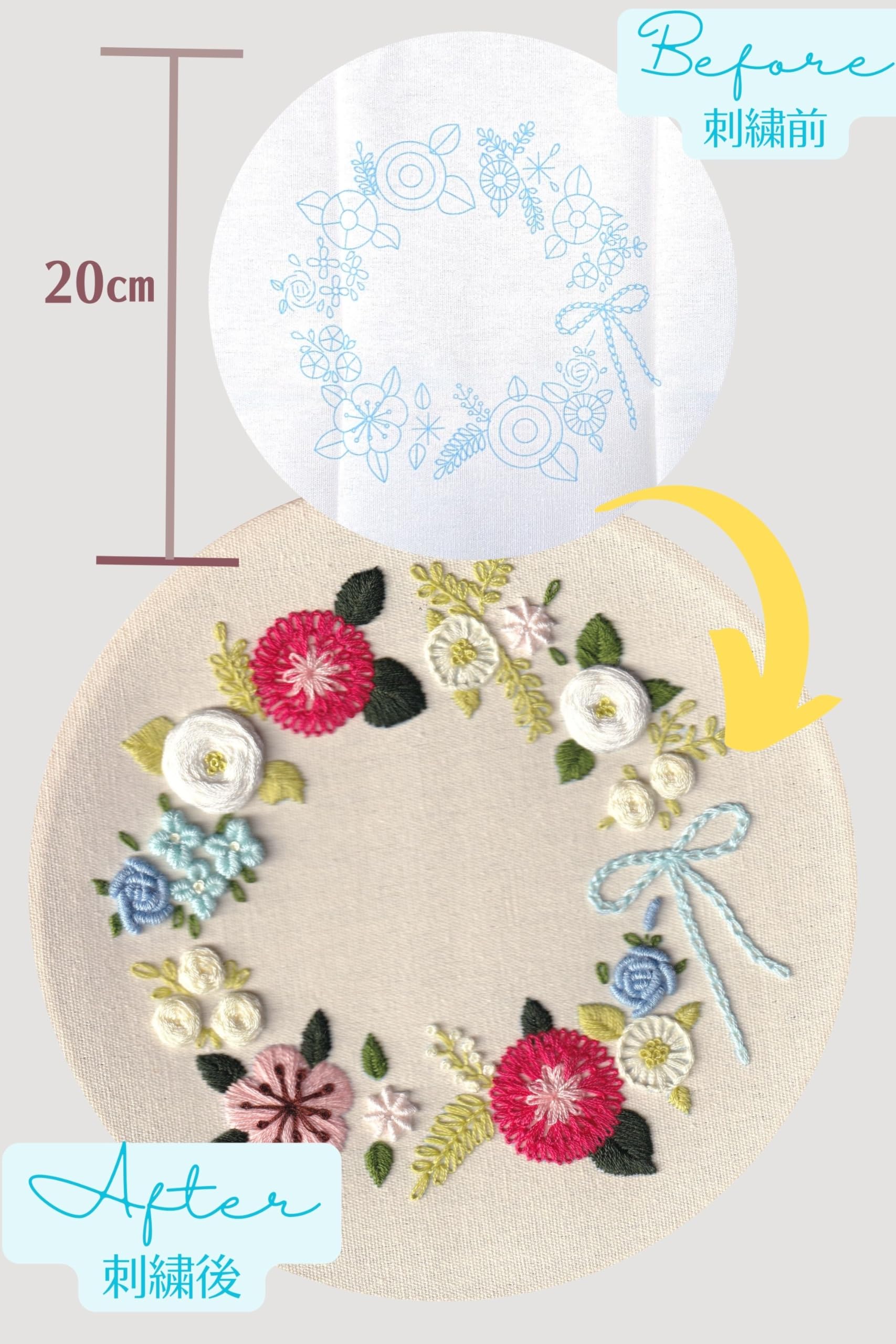 フランスアンティークஐ⋆*おすすめ♡可愛い花柄刺繍のクロス 今日のお