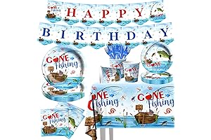 142 PCS Gone Fishing Party Decoration
