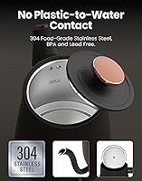 Vista 4 de Vianté Electric Gooseneck Pour Over Kettle with Precise Temperature Control for Coffee & Tea. Rapid Boil, BPA-Free Stainless Steel. Includes Free