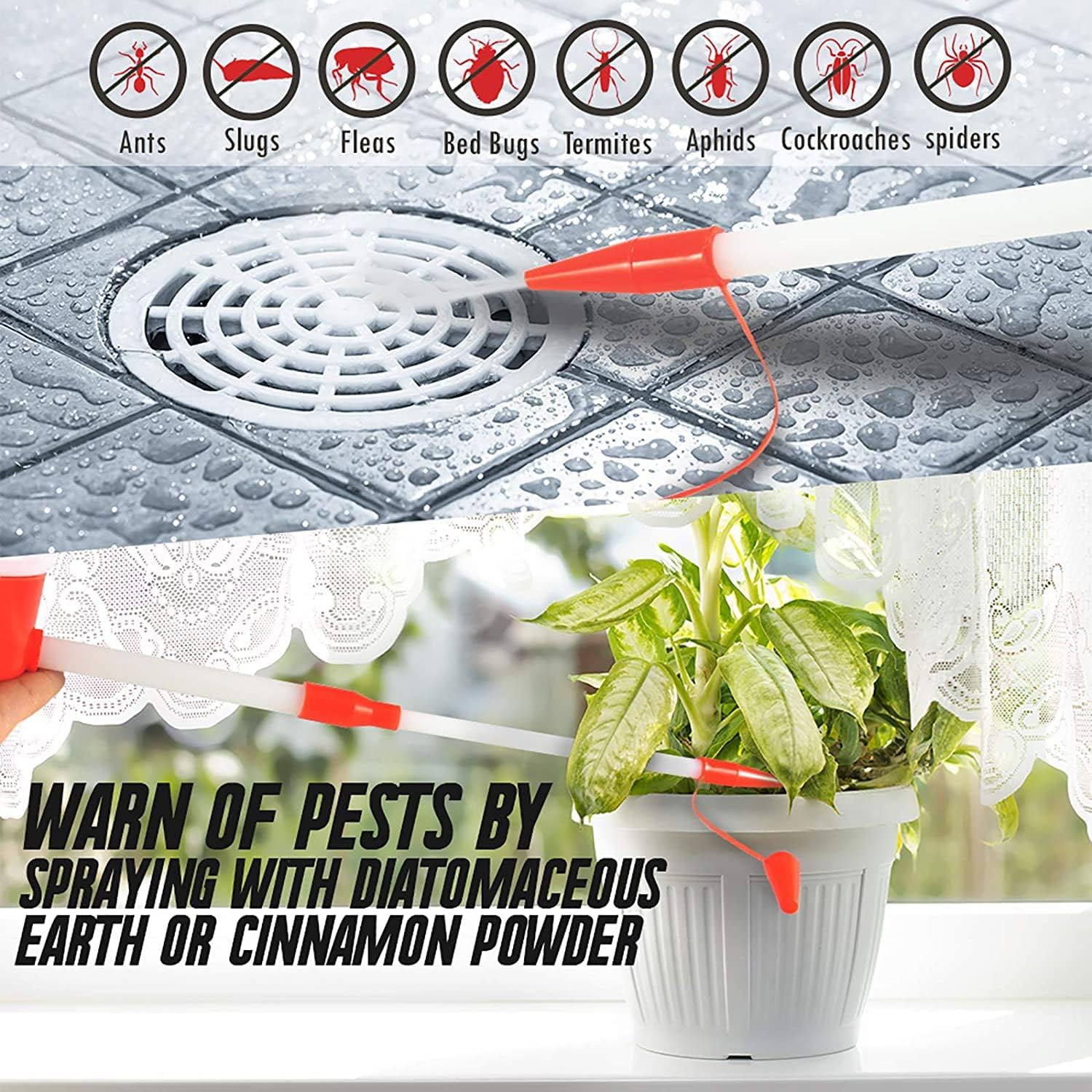 ASPECTEK Safe and Practical Insect and Ant Killer Powder Duster.