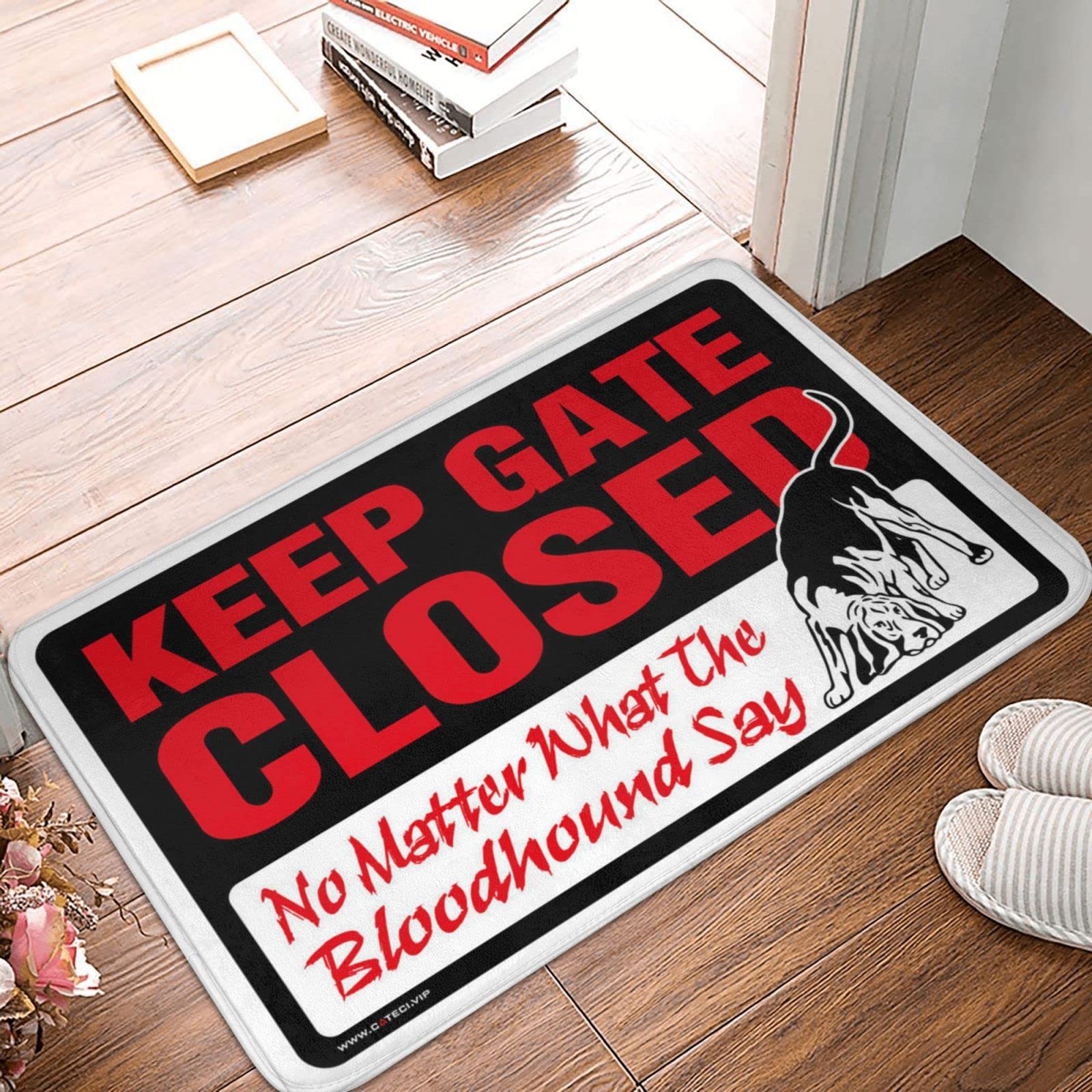 Paillasson Bloodhound d'été tapis piscine extérieur 65x90cm