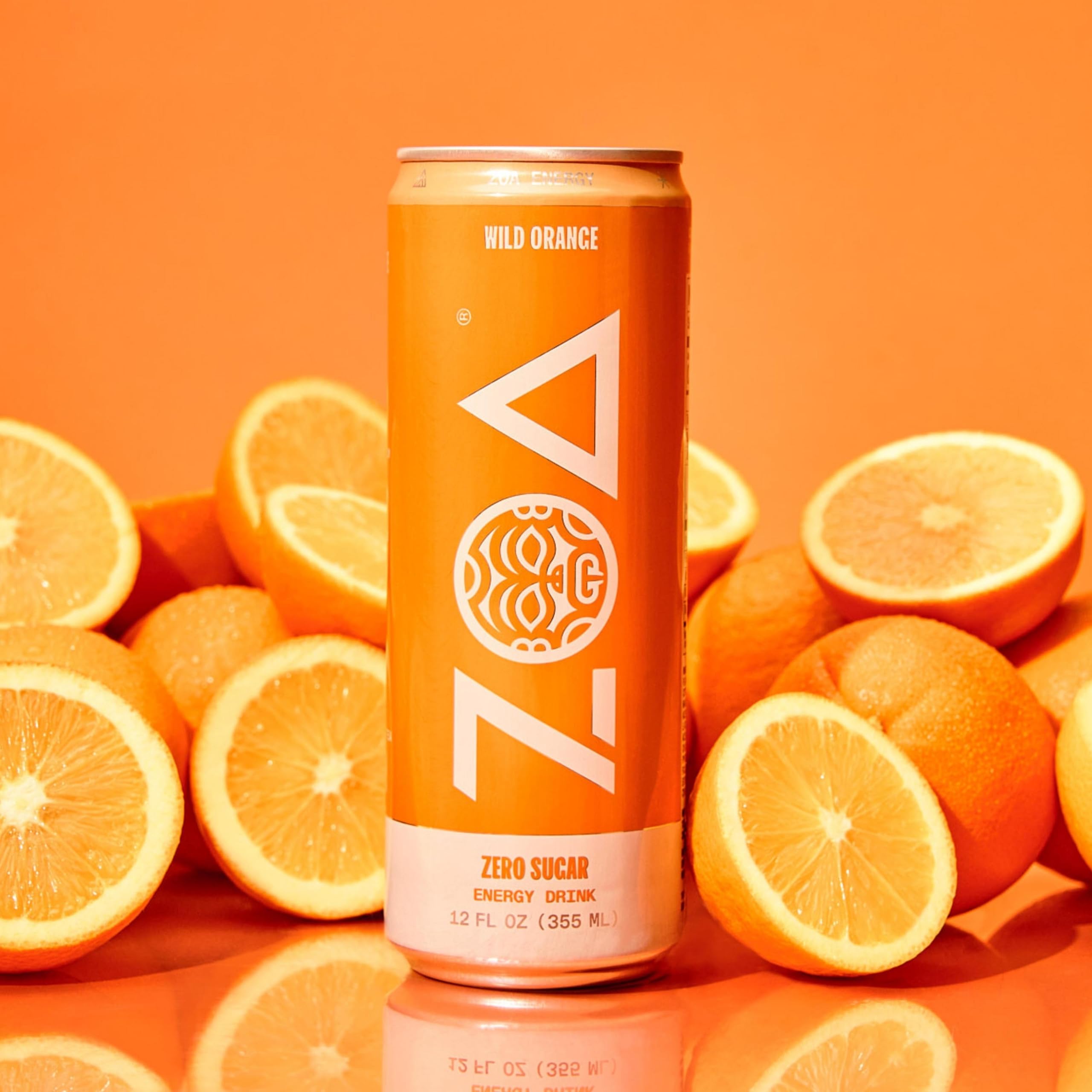 ZOA Energy Drink, Wild Orange - Great Tasting, Healthy Sugar-Free