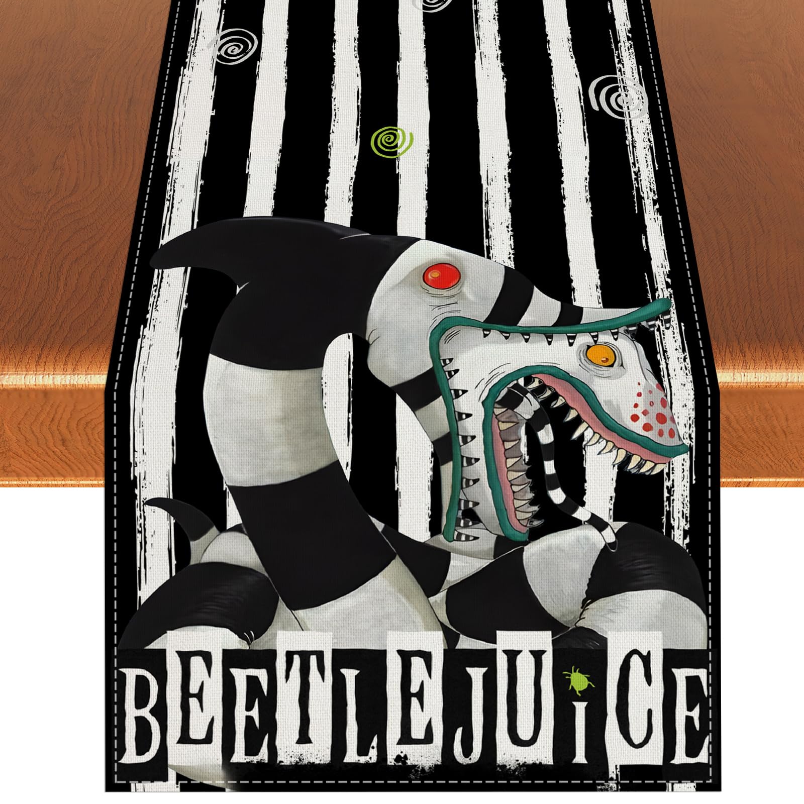 Halloween Table Runner HalloweenTablecloth Halloween Decorations and Supplies for Home Table-13×72’’