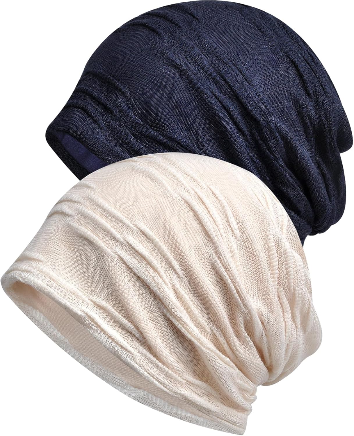 Womens Chemo Beanie Hat Cancer Cap Stretch Slouchy Turban Headwear