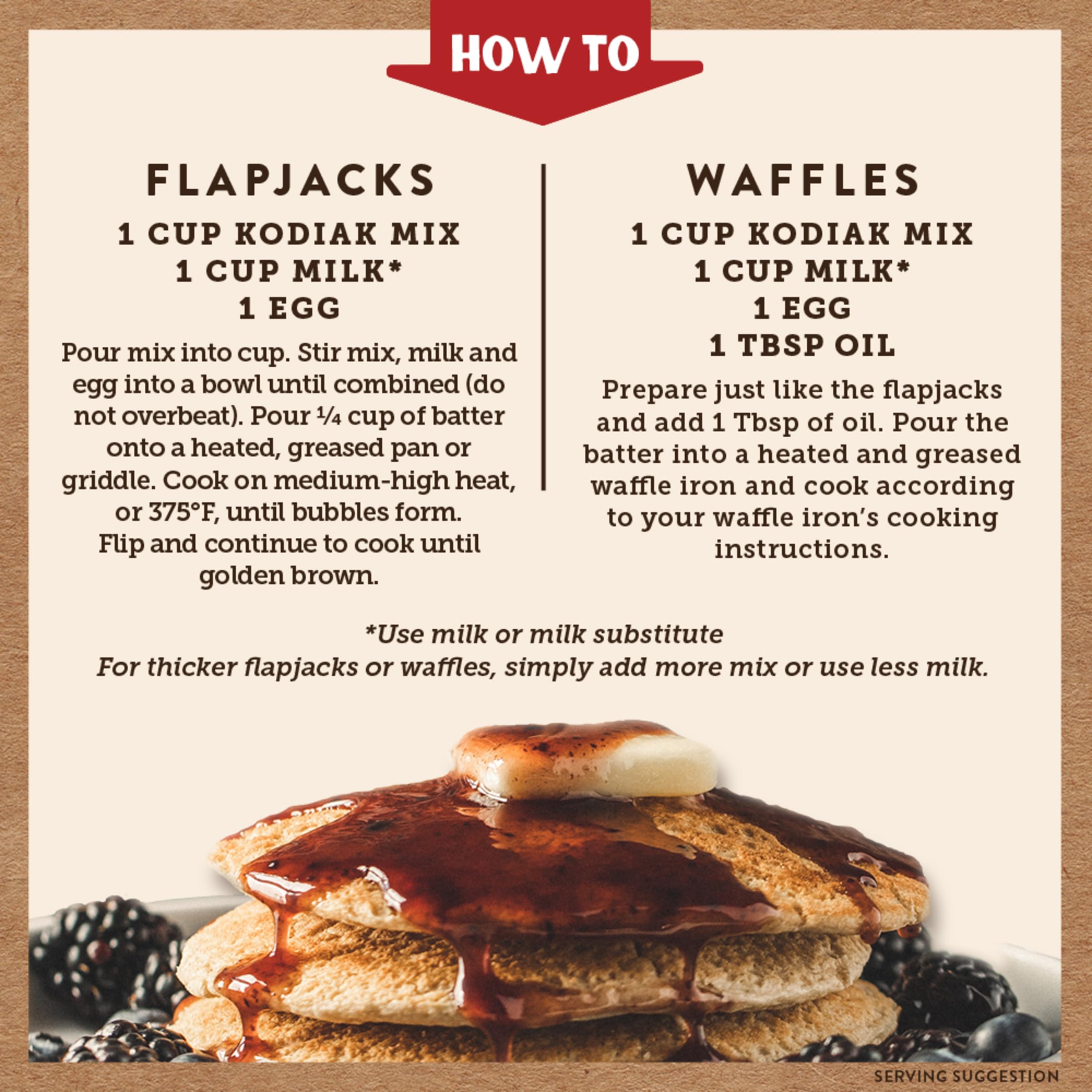 Kodiak Cakes Gluten Free Protein PancakeMix, Flapjack and Waffle, 16 Ounce (Pack of 6) - Frontier Oat