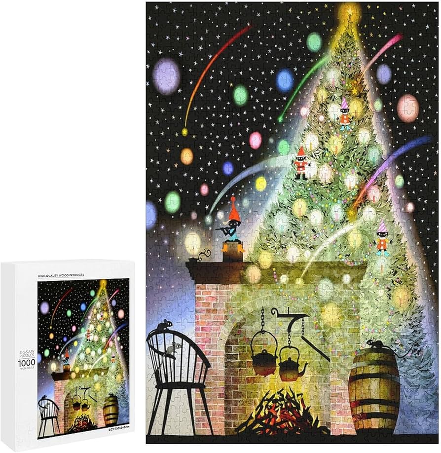 藤城清治「クリスマスの夢」 Amazon | 藤城清治 クリスマスツリーの夢 ジグソーパズル パターン