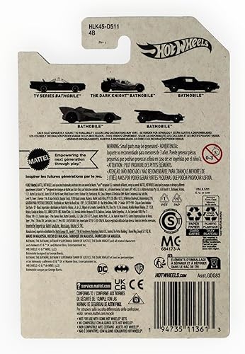 Hot Wheels Batman Batmobile (El Caballero Oscuro Batmobile 25 Plata)