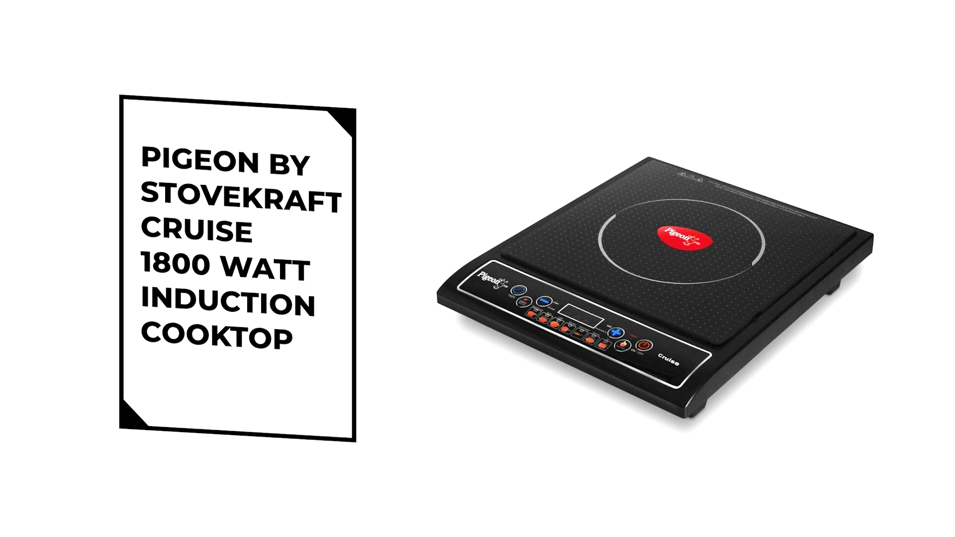 Pigeon by Stovekraft Cruise 1800 watt Induction Cooktop