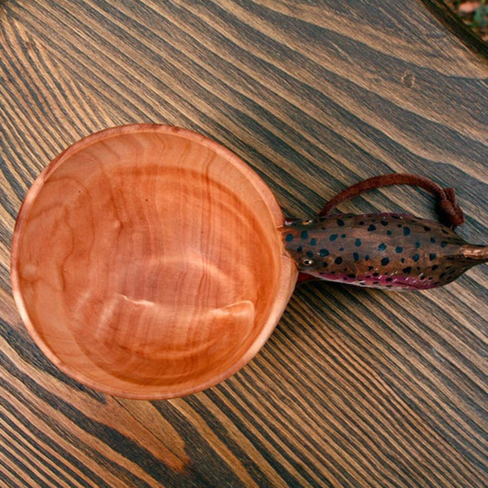 SUNSWOOD サンズウッド 山桜 kuksa ククサ　手彫り　ソロキャン野営 🙏 白樺コブ縛り 🪵suns wood🪵 🪵サンズウッド🪵 MYククサ2個