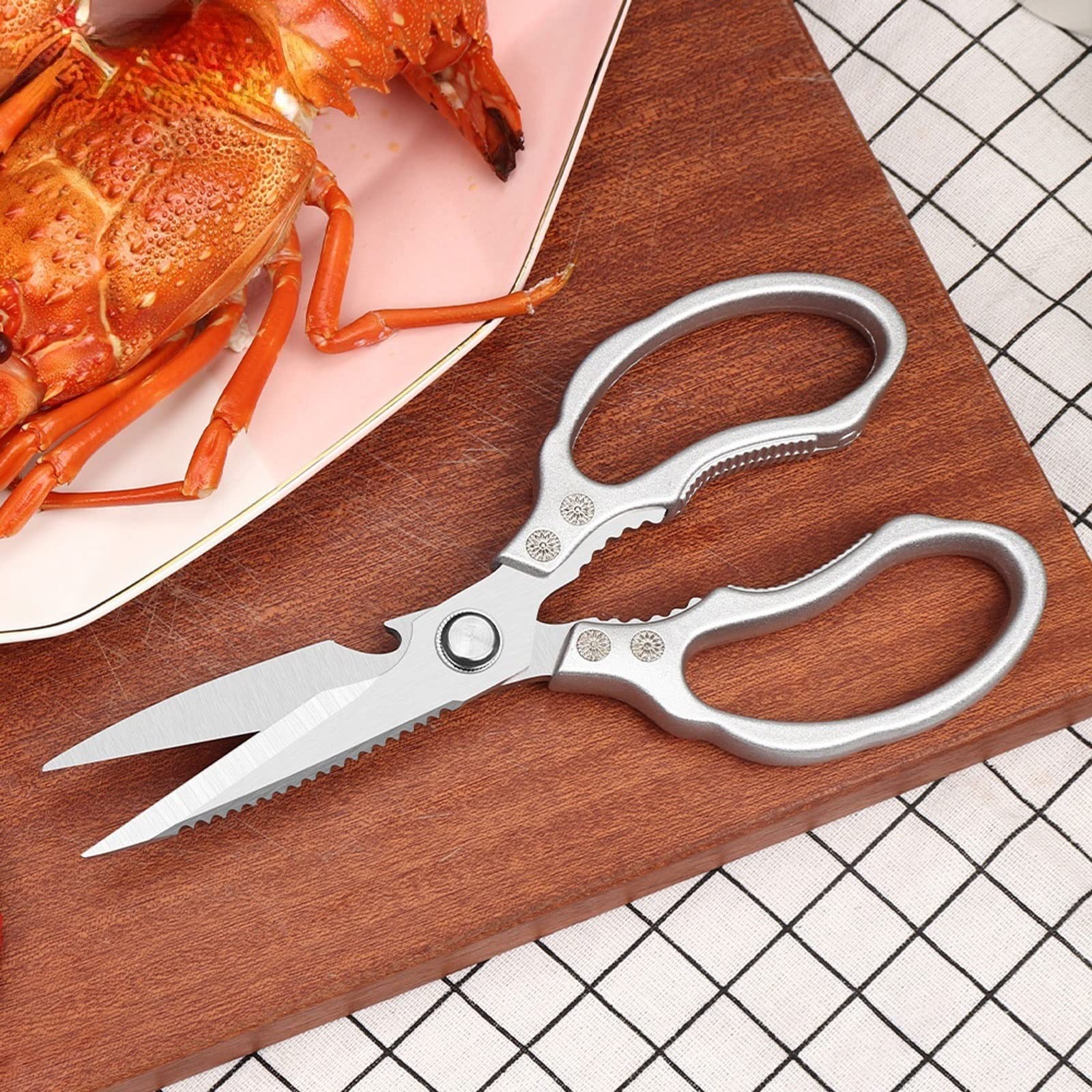 Forbici da Cucina Forbici da Cucina Forbici Multiuso in Acciaio per Alimenti Resistenti per Forbici da Cucina per Pollo e pollame