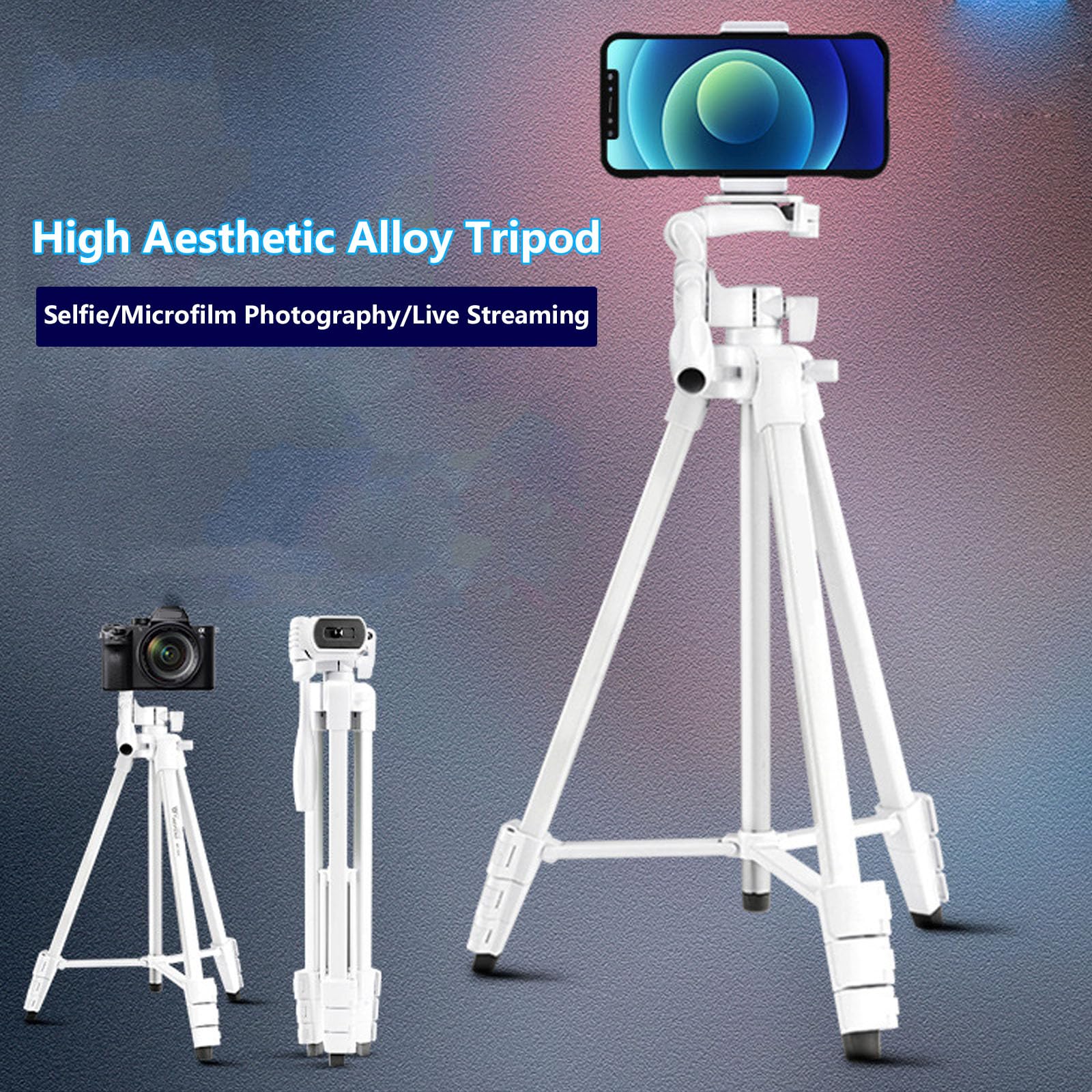 53 "phone Tripod & Selfie Stick, Wszystko W Jednym Przedłużonym Statywie Telefonu Komórkowego, Statywy Podróżne Kompatybilne Z Tabletem I Smartfonem