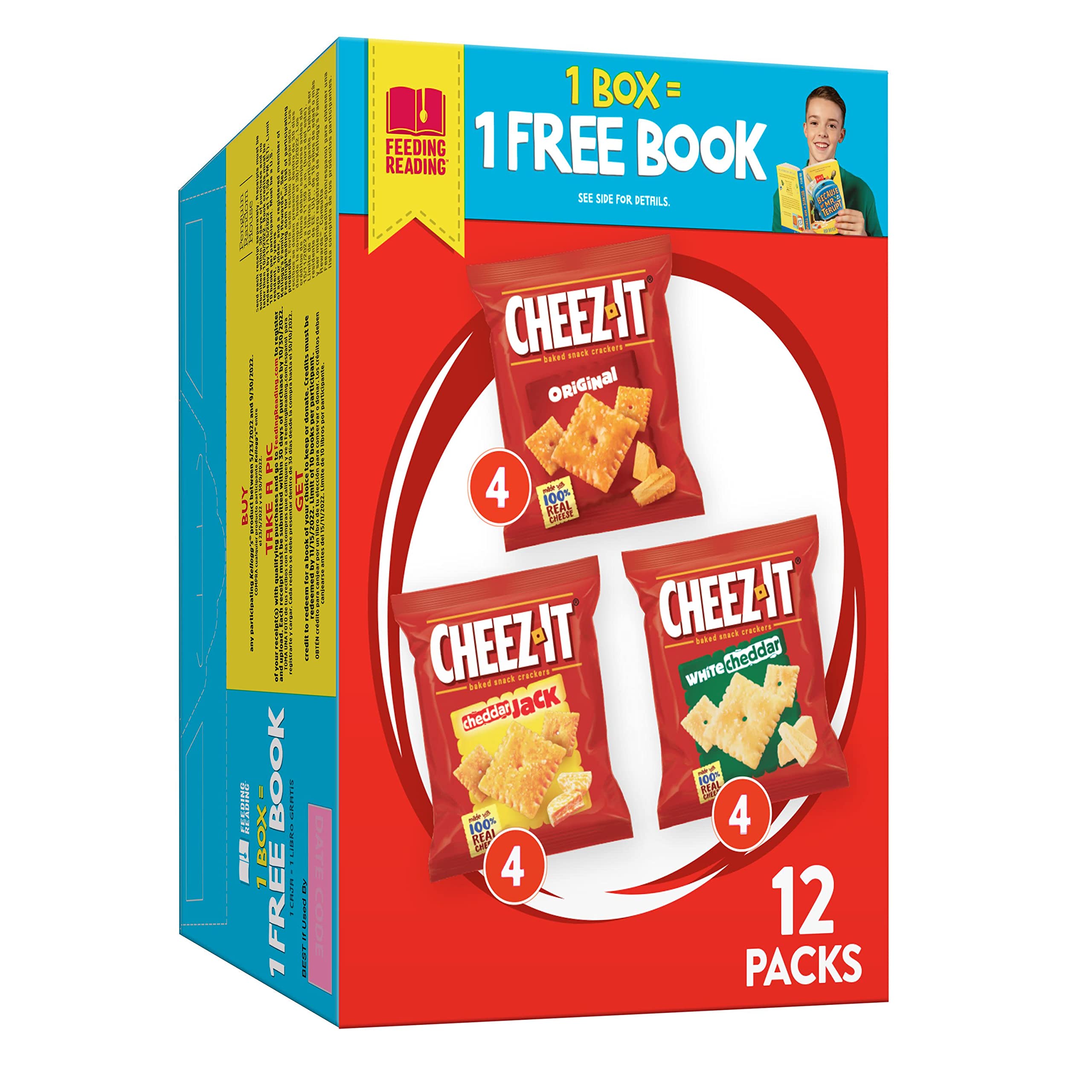Buy CheezIt Cheese Crackers, Baked Snack Crackers, Office and Kids