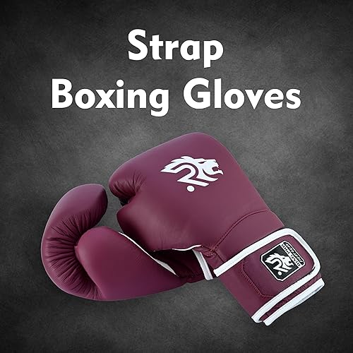 Miniatura 7 de Smash Series - Guantes de boxeo de cuero para hombres y mujeres, guantes de entrenamiento de sparring kickboxing MMA Muay Thai y bolsa pesada