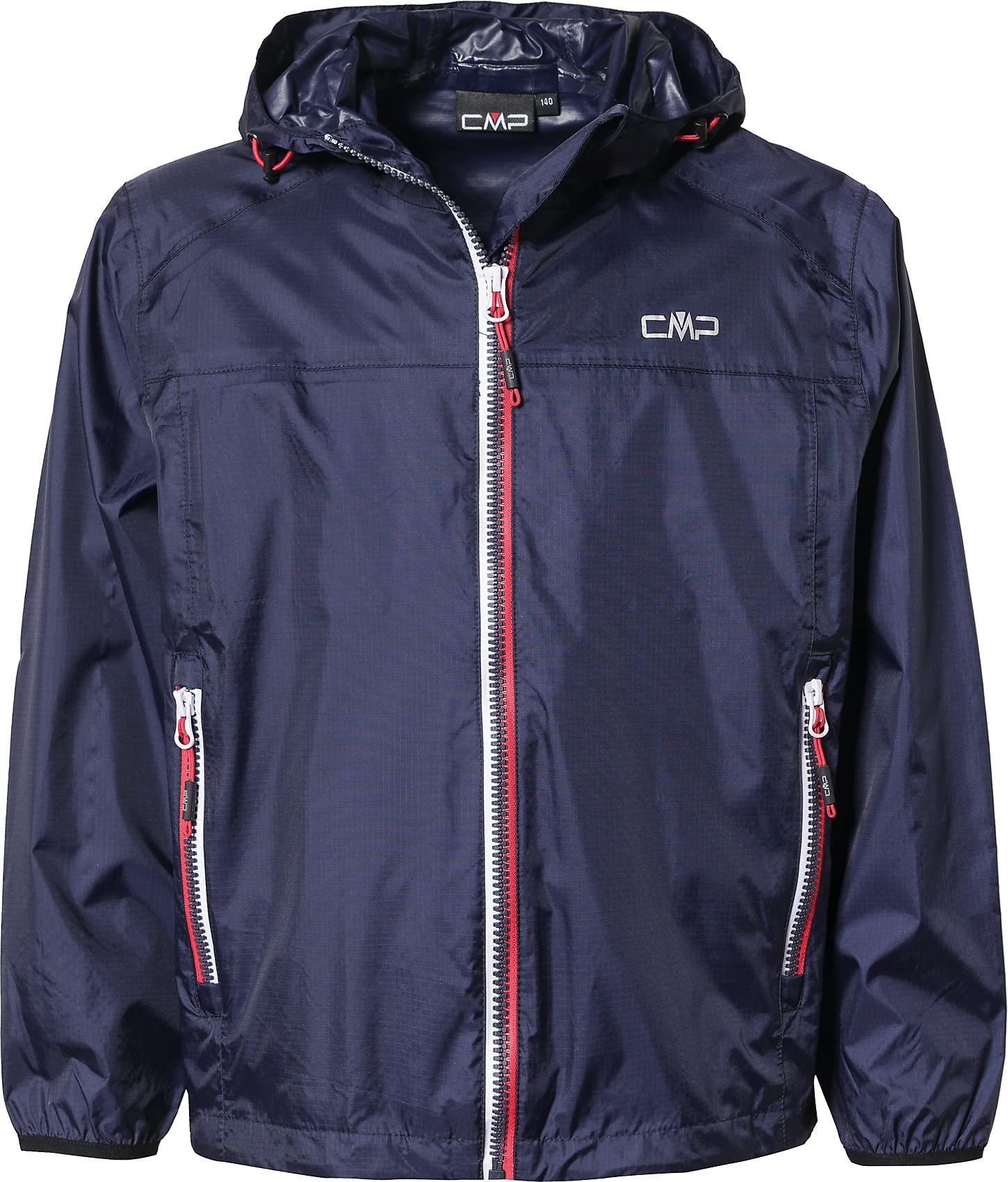 Cmp Boys Noir Waterproof Hooded Jacket For Kids