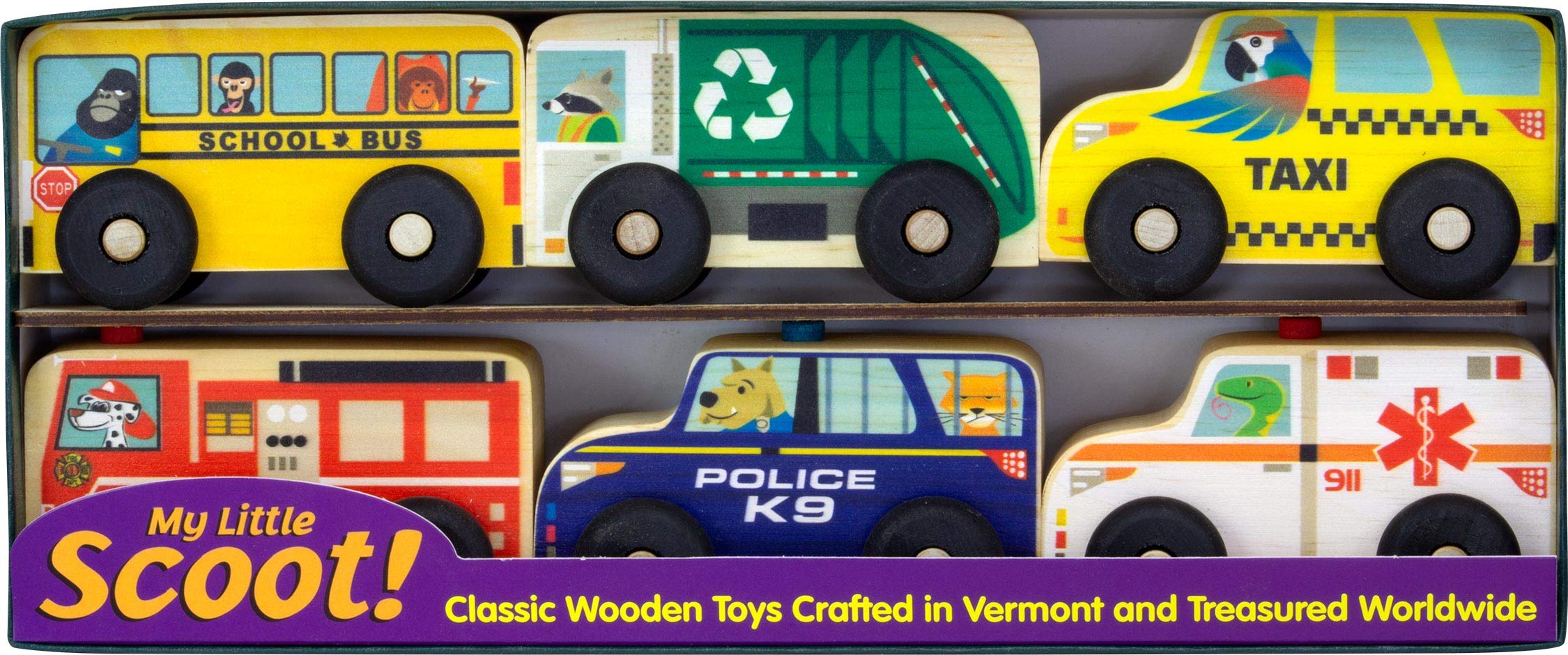 Maple Landmark Community Scoot Set 1 - Made in USA