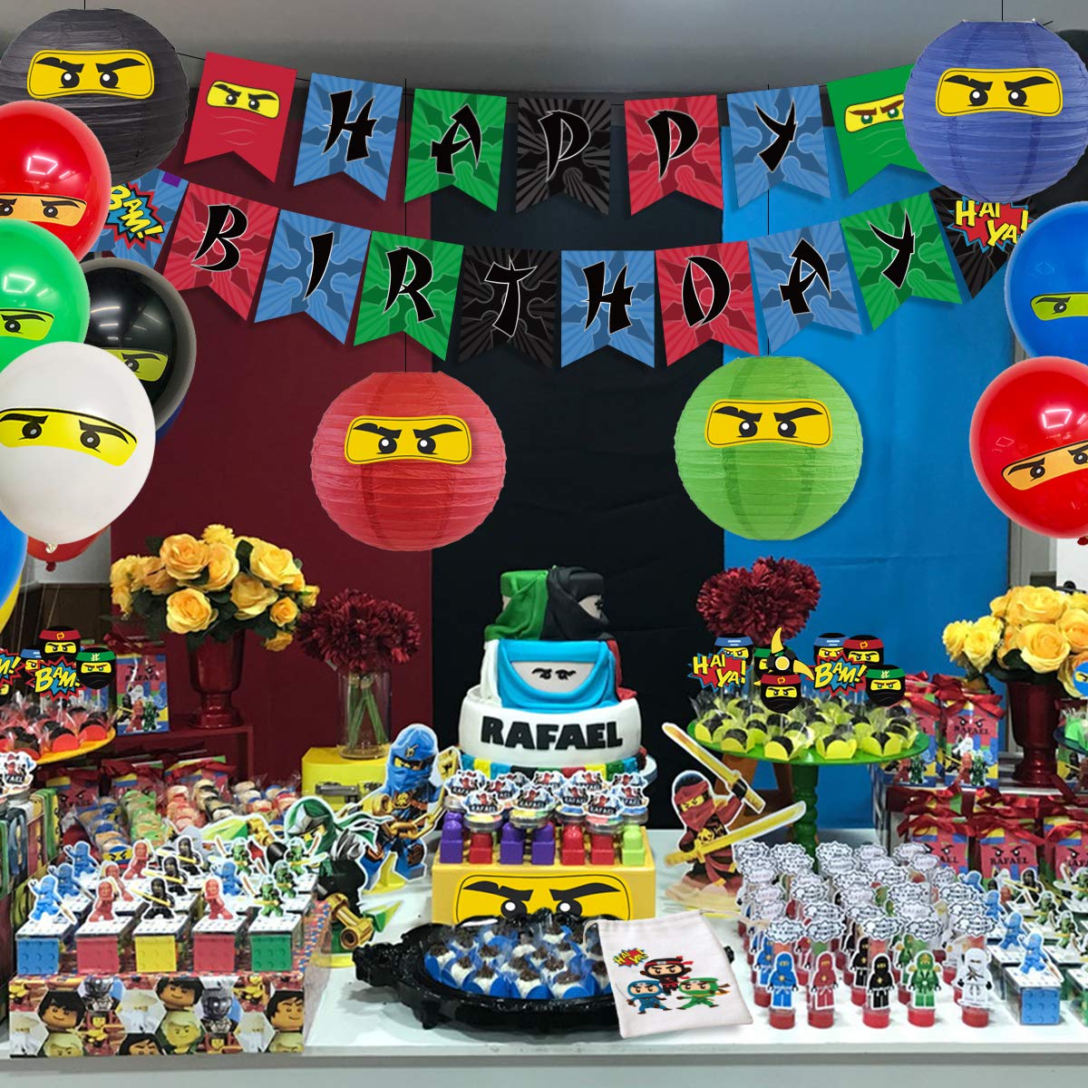 Ninja Birthday Party Supplies Decorations Ninja Kids Birthday Party
