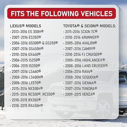 Vista 50 de Juego de 4 bobinas de encendido de repuesto, compatibles con Toyota, Lexus, Scion, 1.8L L4 Corolla, Matrix, Prius, V, Plug-In, Vibe, xD, CT200h