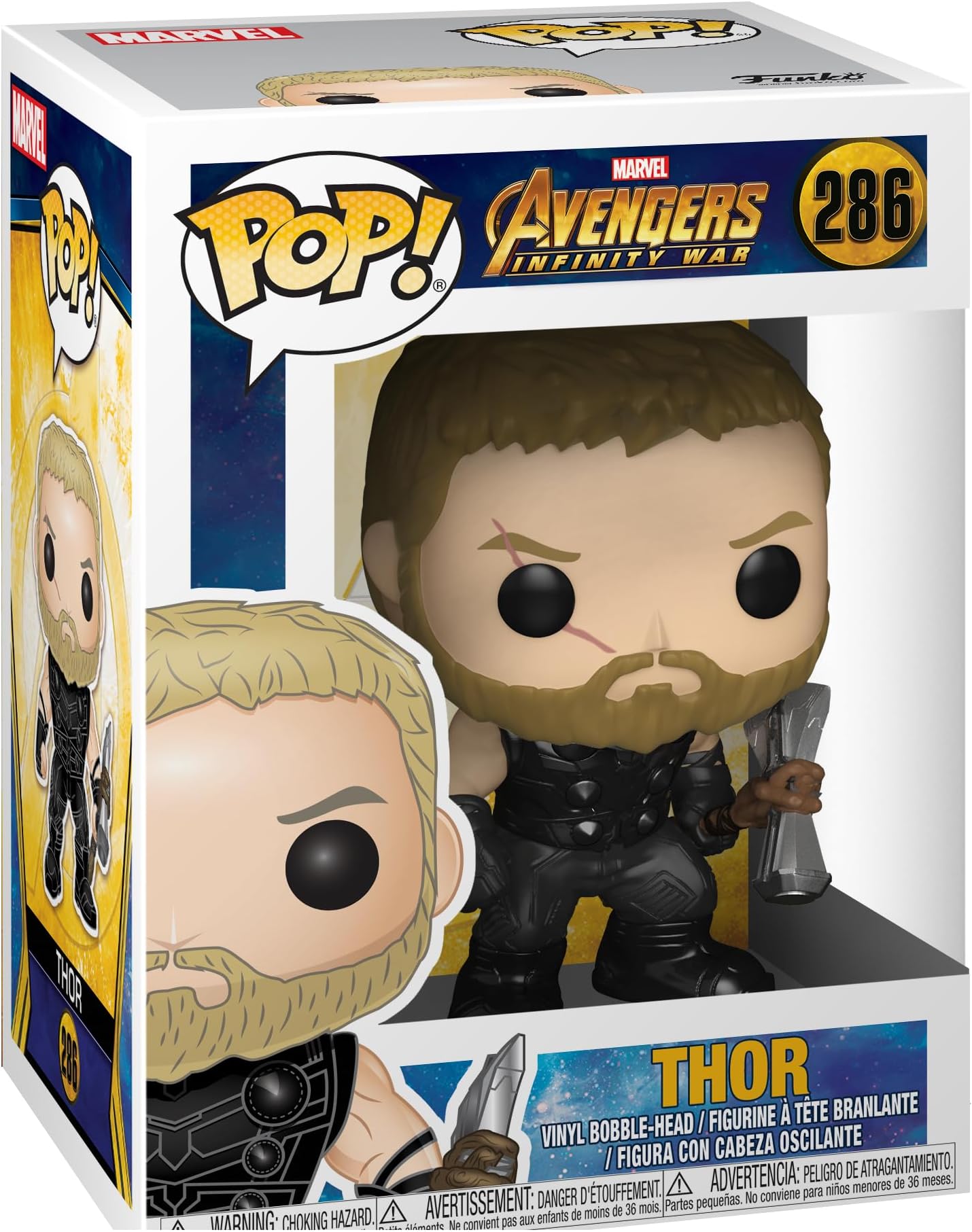 Marvel Avengers Infinity War Thor Funko Pop Bobble Head Action Figure