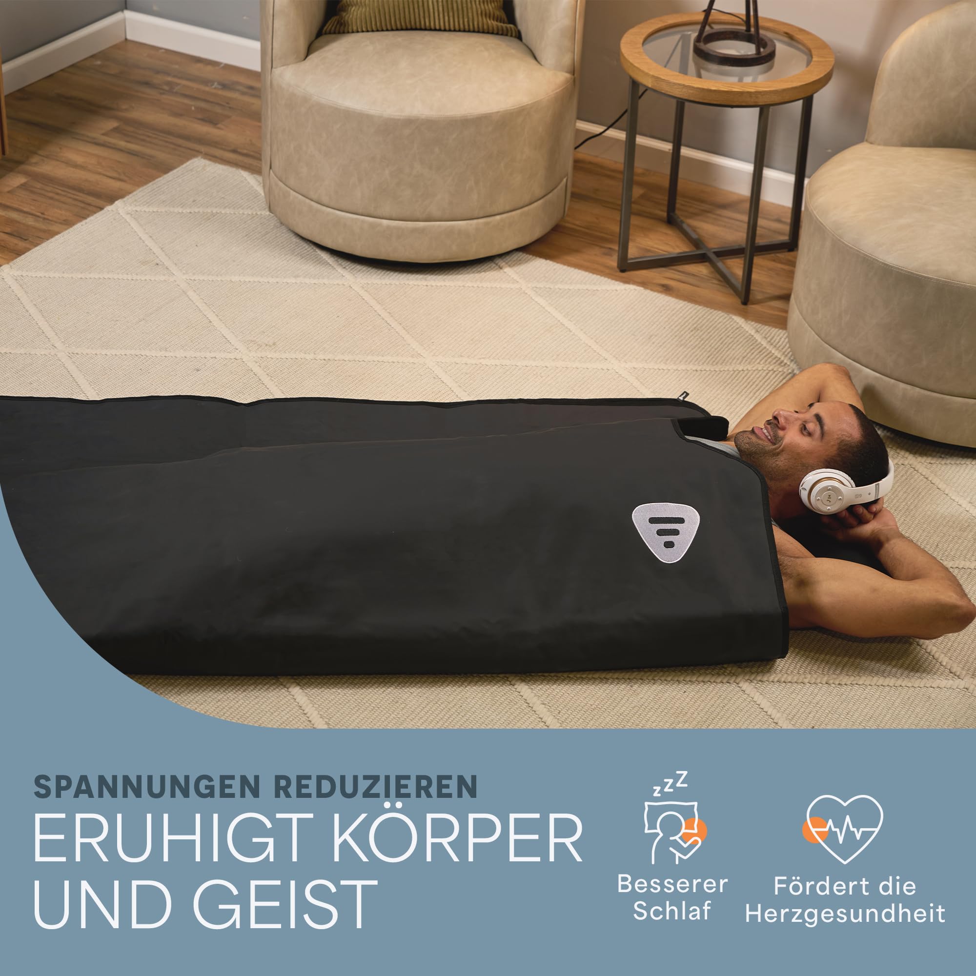 LifePro Infrarot Saunadecke – 9 Stufen Low EMF Ganzkörperwärme für Zuhause