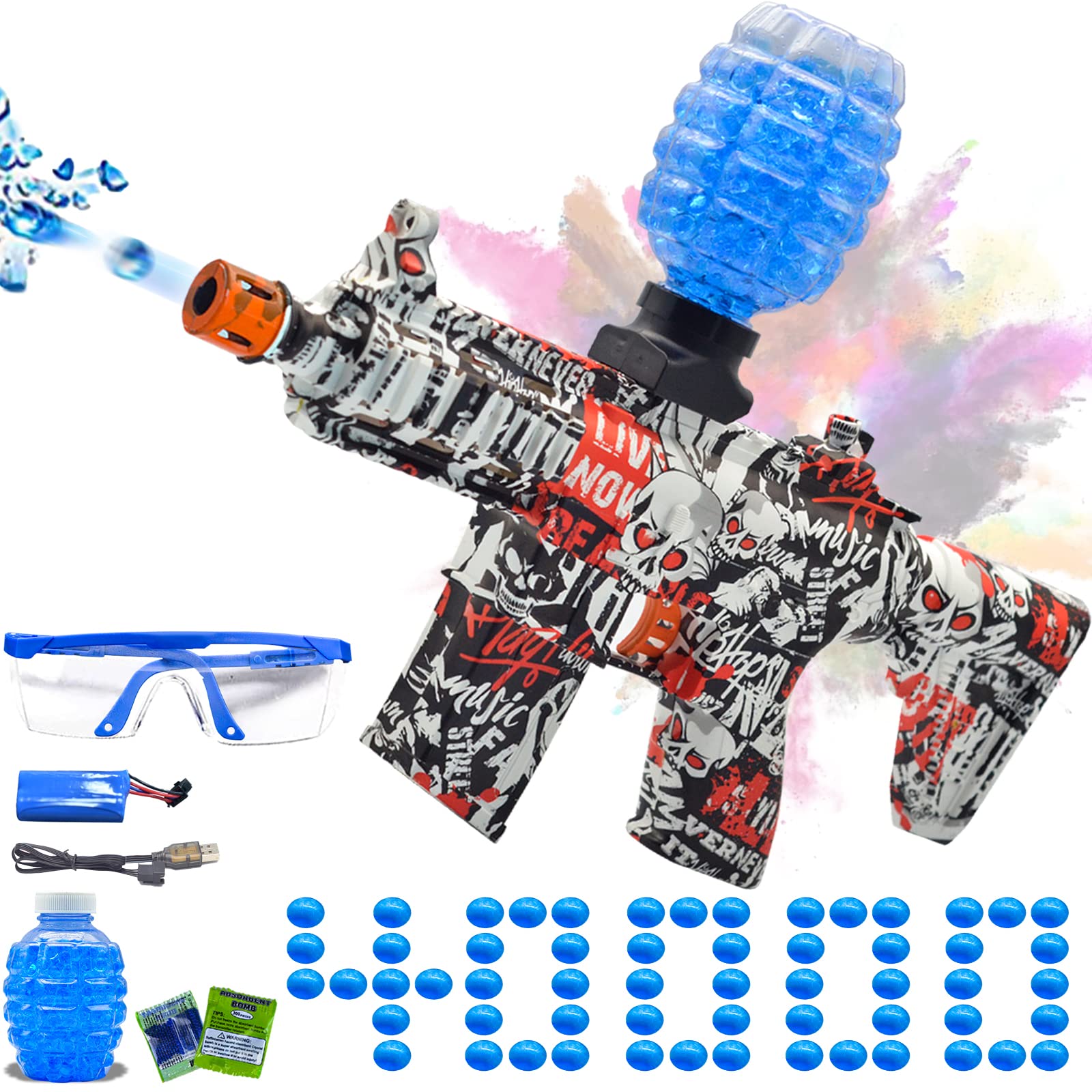 Buy Electric Gel Ball Blaster, High Speed Automatic Splatter Ball