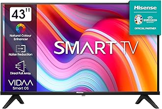 Hisense 43A4K Smart TV, black