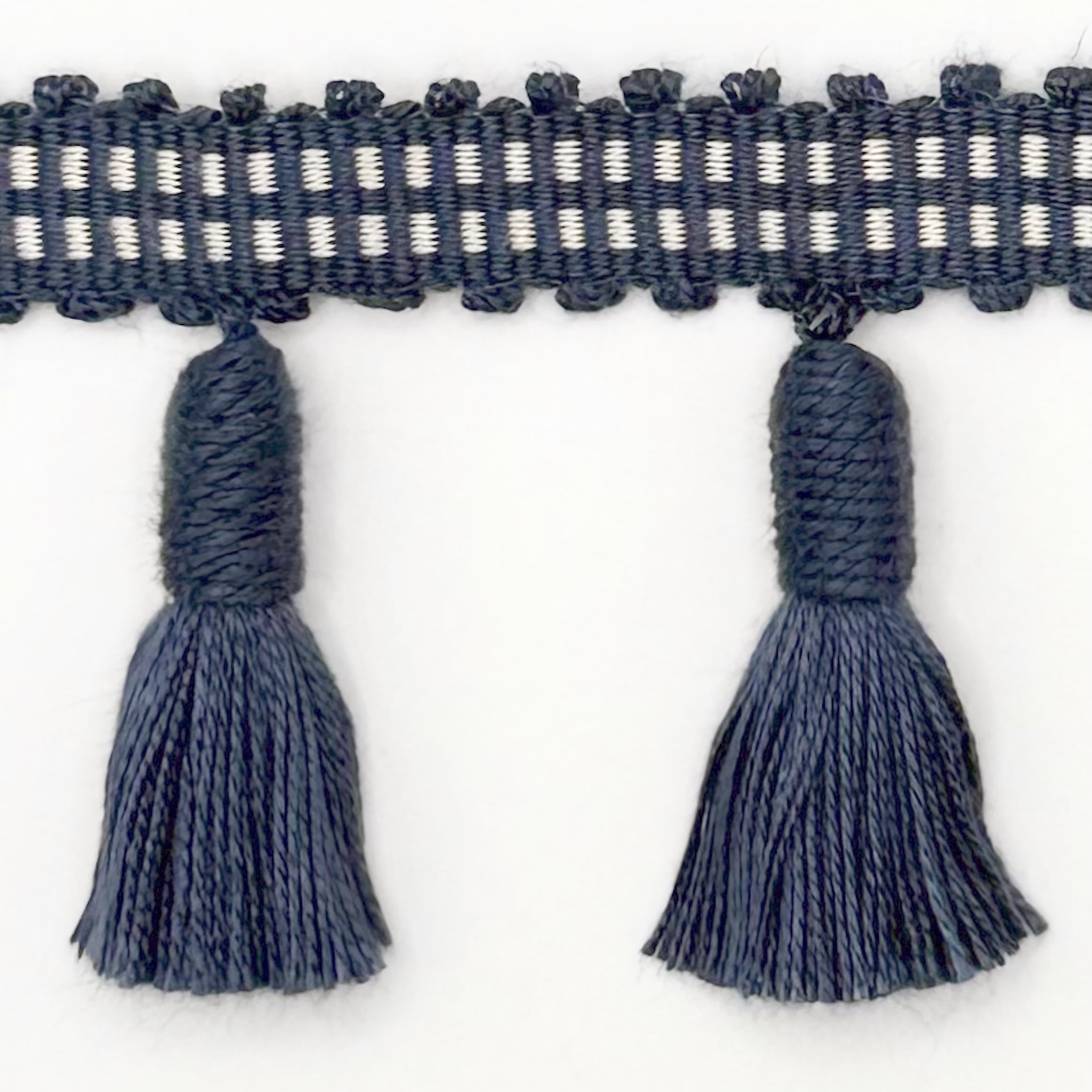 6.5CM Tassel Fringe Navy Blue ON 12.5M Card