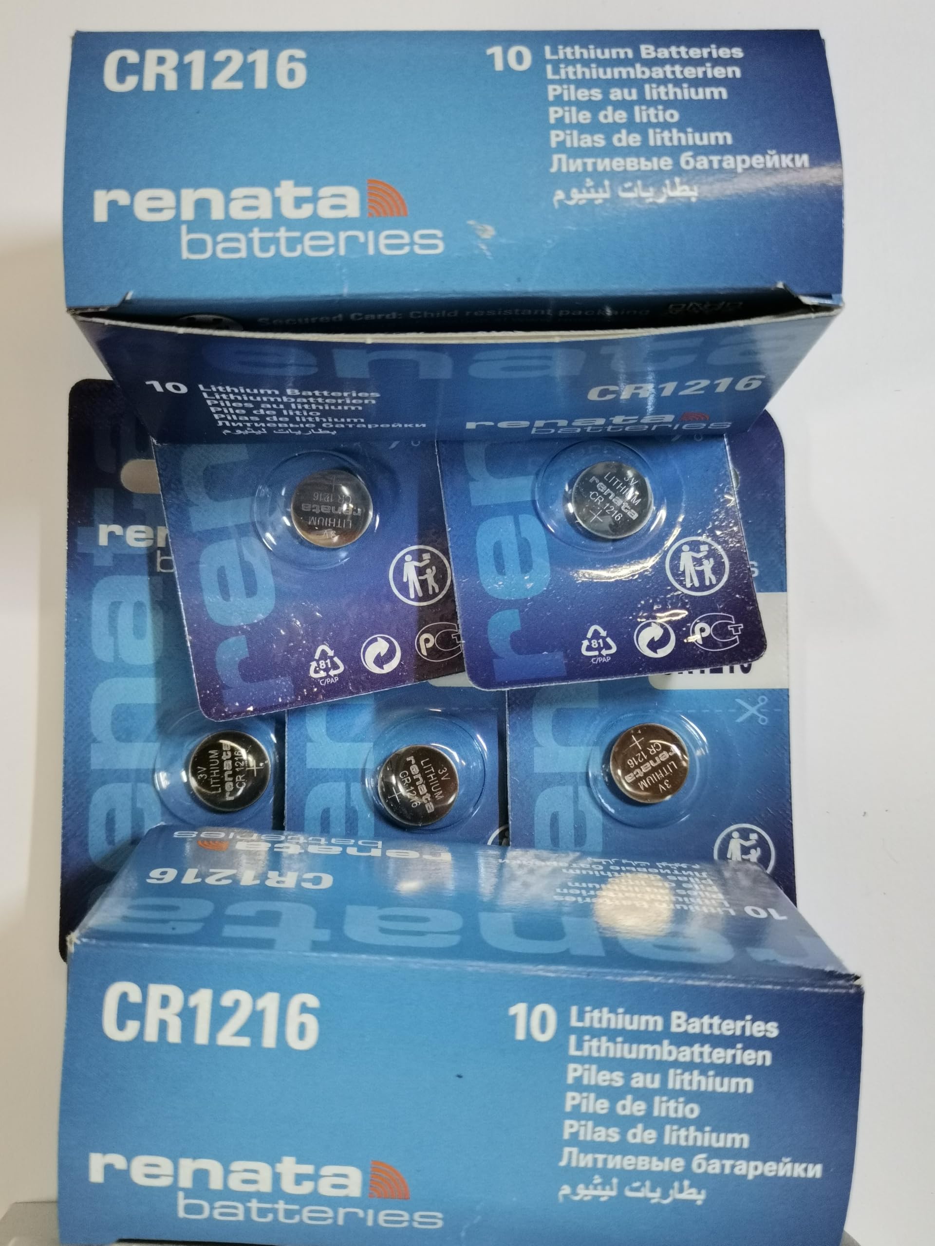 CR1216 Renata 3V Lithium Coin Cell Battery (25)