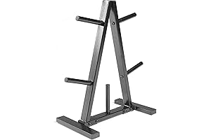 CAP Barbell Weight Plate Rack for 1-Inch Weight Plates: Optimize Your Weightlifting Storage