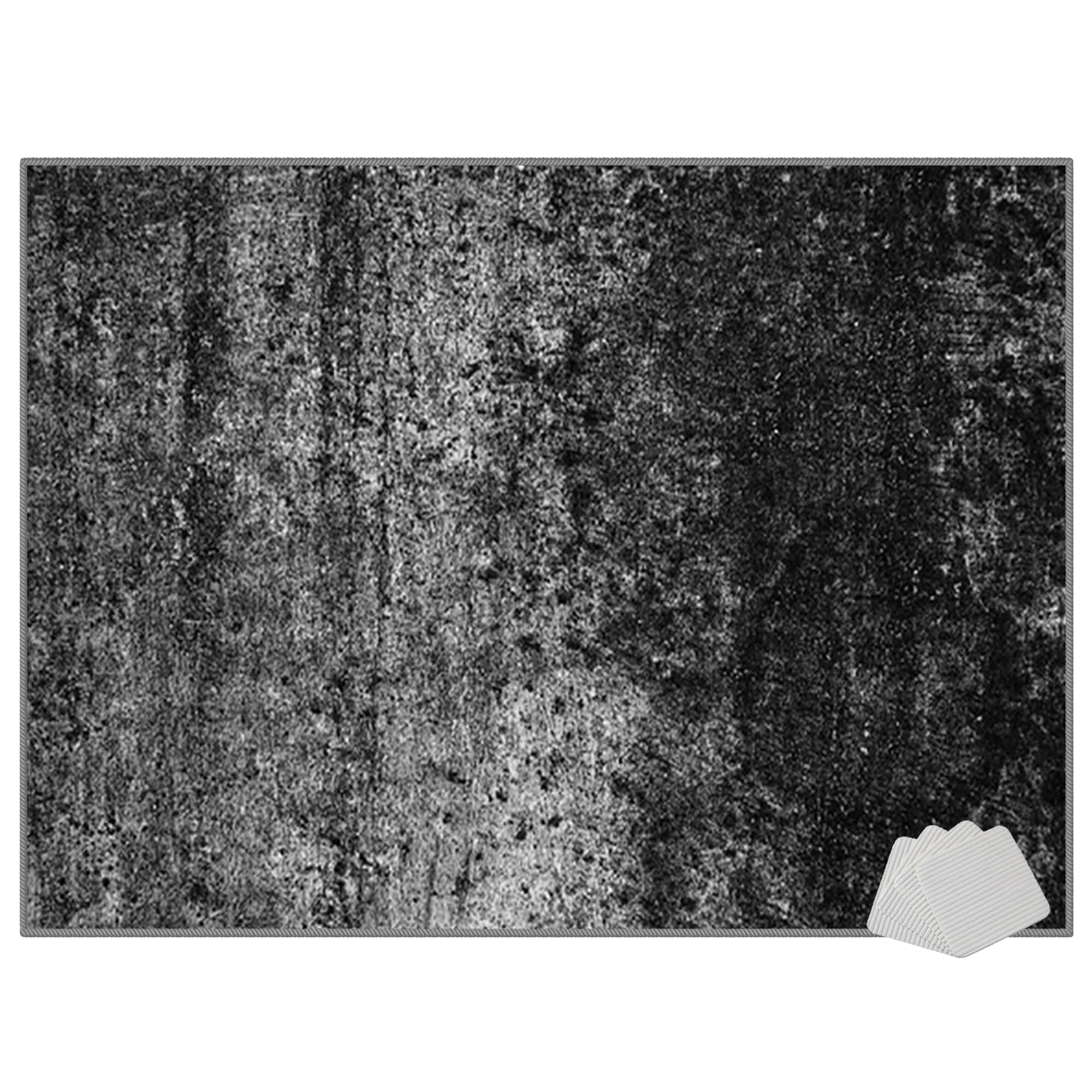 Tapis Batterie 230 x 200 cm Tapis de Tambour Tapis Batterie Acoustique, Tapis Insonorisant pour Batterie électronique, Tapis Professionnel Rectangulaire de Jazz pour Basse Caisse Claire