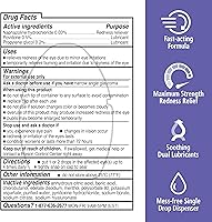 Vista 8 de Rohto Optic Glow Blanqueador, gotas lubricantes para los ojos, blanquea, ilumina e hidrata los ojos rojos, fórmula de acción rápida, gotas