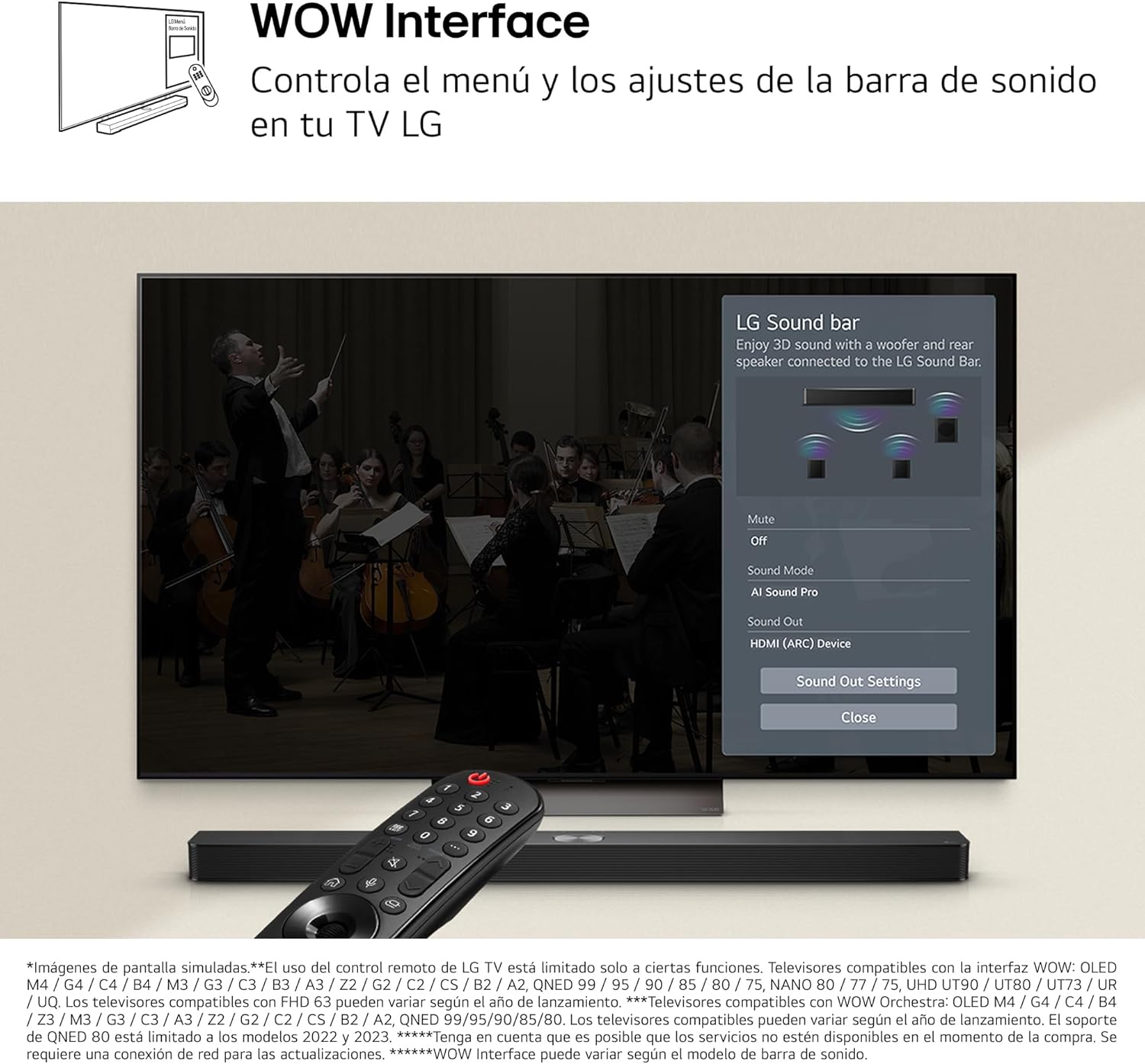 LG DS60TR – Barra de Sonido, Bluetooth, 440W, 5.1 Canales con Subwoofer, Altavoces Traseros, Dolby Digital, DTS Digital Surround, Negro 4