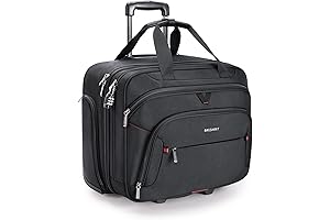 BAGSMART Rolling Laptop Bag: The Epitome of Professionalism and Convenience