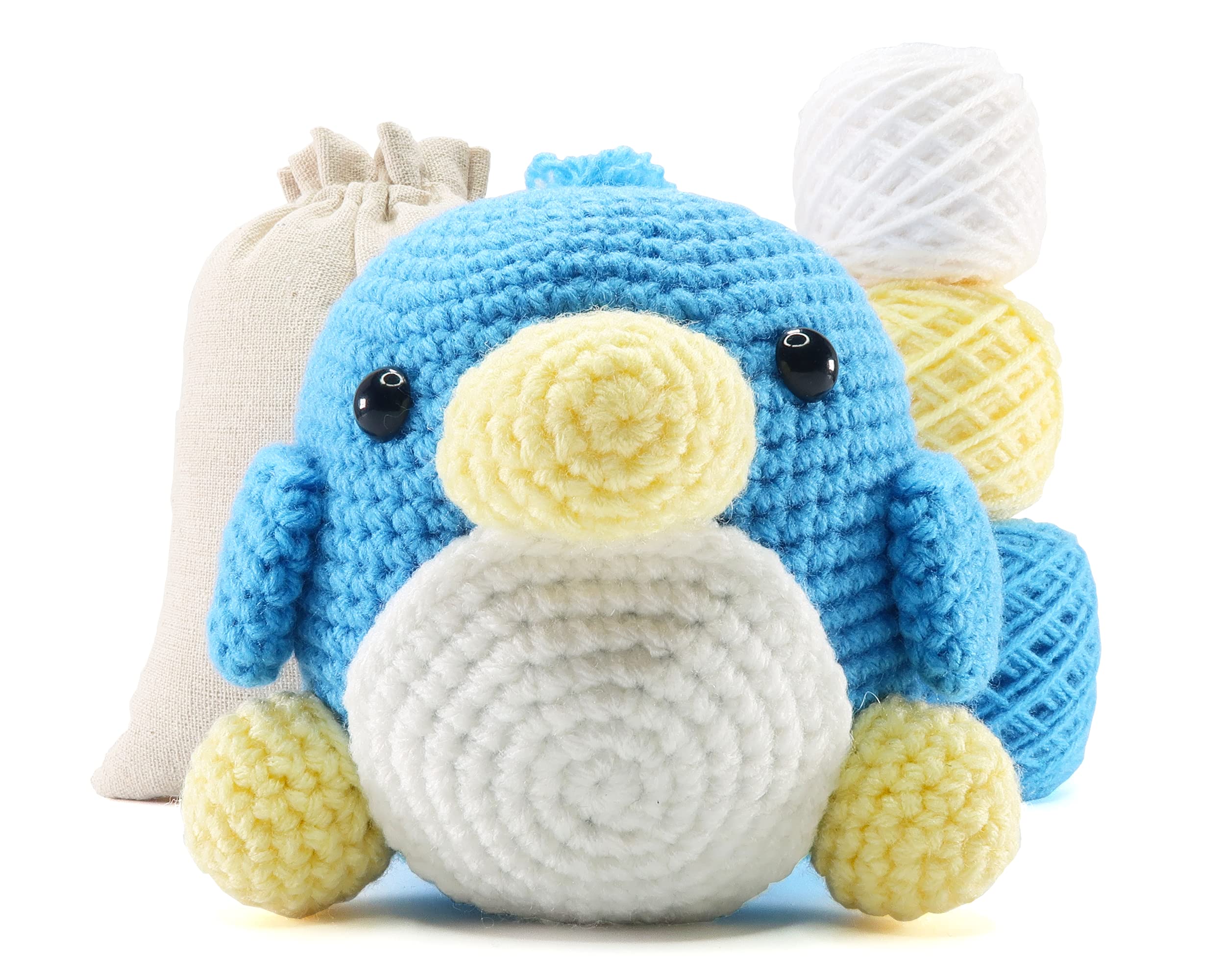 Buy Beginner Big Penguin Crochet Kit Easy Crochet Starter Kit