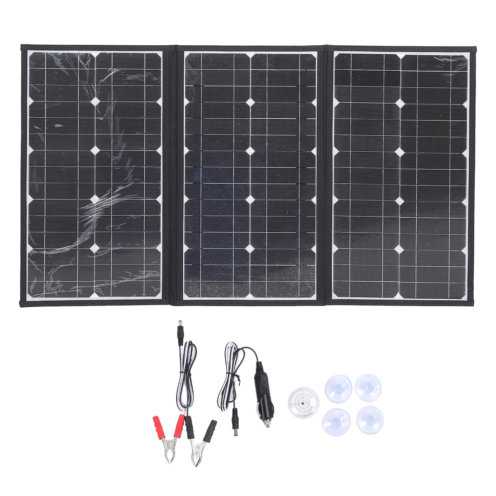 Ulepszony Przenośny Panel Słoneczny o Mocy 200 W do Generatora Elektrowni, Składana Wodoodporna ładowarka do Ogniw Słonecznych IP65 18 V z instrukcją Obsługi do Laptopa Outdoor