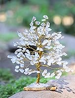 Vista 171 de Rose Quartz Gemstone Tree of LifeNatural Reiki Crystals Gemstone Chakra Tree for Positive Energy, Geode Agate Slice Base, Feng Shui Decor, Good