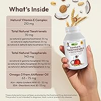 Vista 3 de ANDREW LESSMAN Tocotrienoles completos con Gamma Vitamina E 30 cápsulas blandas - Ocho formas de vitamina E