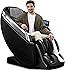 iBooMas 4D Zero Gravity Massage Chair, Shaitsu Massage Chairs with Full Body Airbags,Calf & Foot Rollers,Thai Strech,Touch Screen Navigation,Wireless Charger,P03 Black