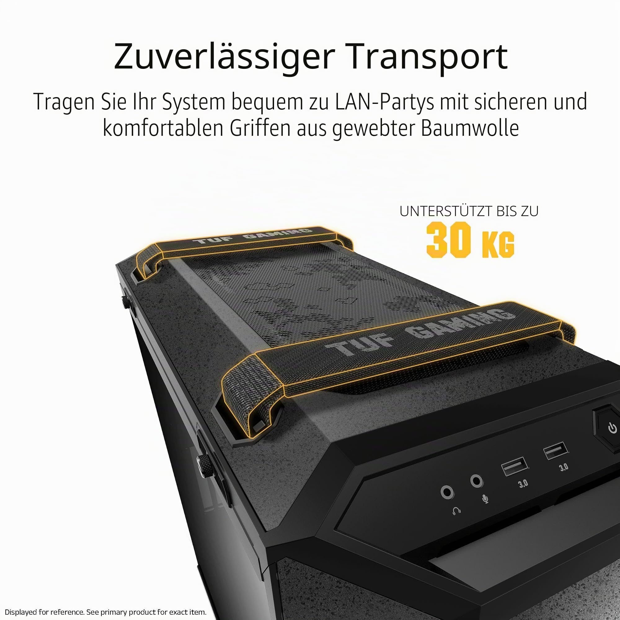 ASUS TUF Gaming GT501 White Edition Mid-Tower Computergehäuse EATX USB 3.1 Rauchglas Stahlkonstruktion 4 Lüfter