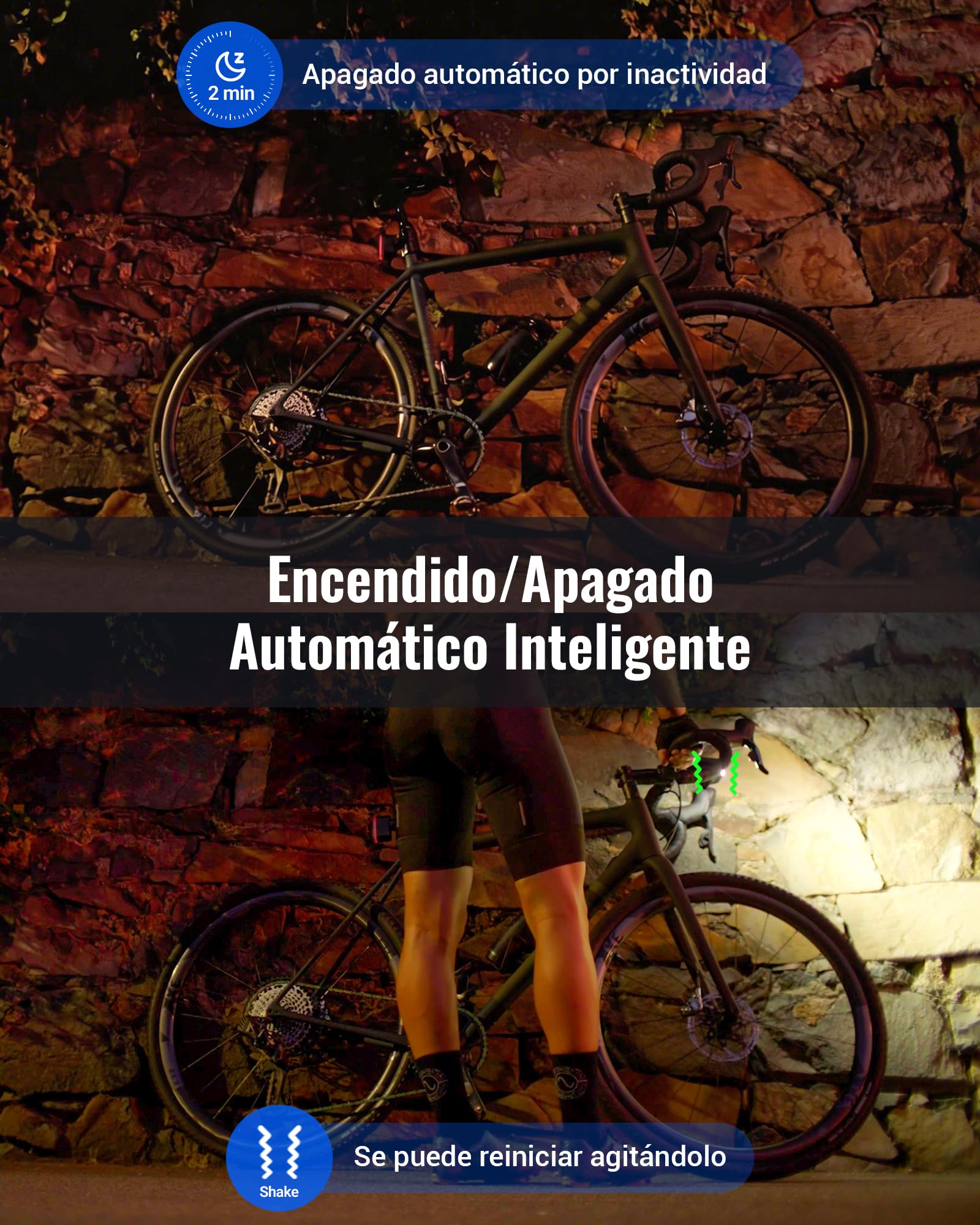 RAVEMEN FR1100SE Faro Delantero para Bicicleta Compatible con Garmin/Wahoo/Bryton Ciclocomputadores, 1100 Lúmenes Luz Frontal Gran Angular de 270° para Ciclismo Urbano Nocturno y Advertencia Diurna