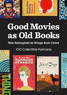 Good Movies as Old Books: 100 Postcards - Vintage Film Covers by Matt Stevens for Cinephiles