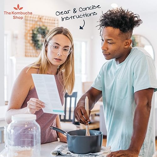 Miniatura 6 de The Kombucha Shop, Kit de inicio de Kombucha con envoltura térmica prémium