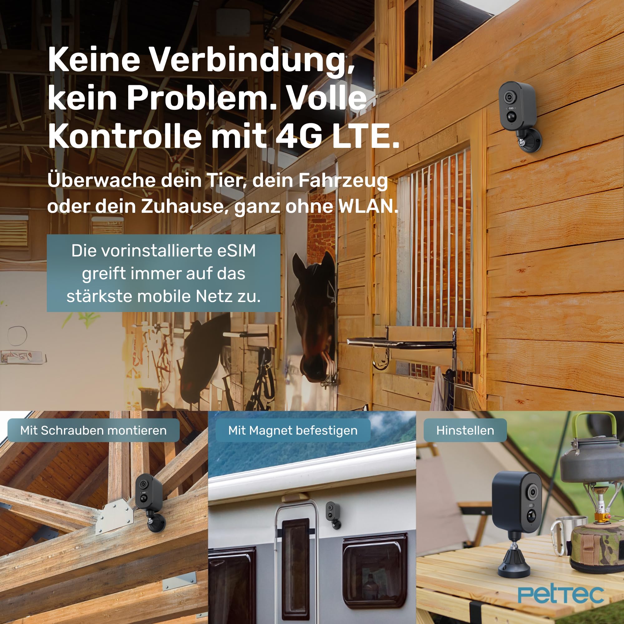 Pet Cam Free 4G - Telecamera per animali domestici