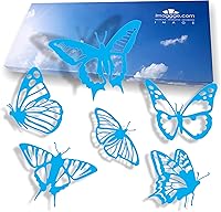 Vista 14 de Protección de ventana – Calcomanías anticolisión para evitar golpes de personas y pájaros en el cristal de la ventana – Juego de 18 calcomanías