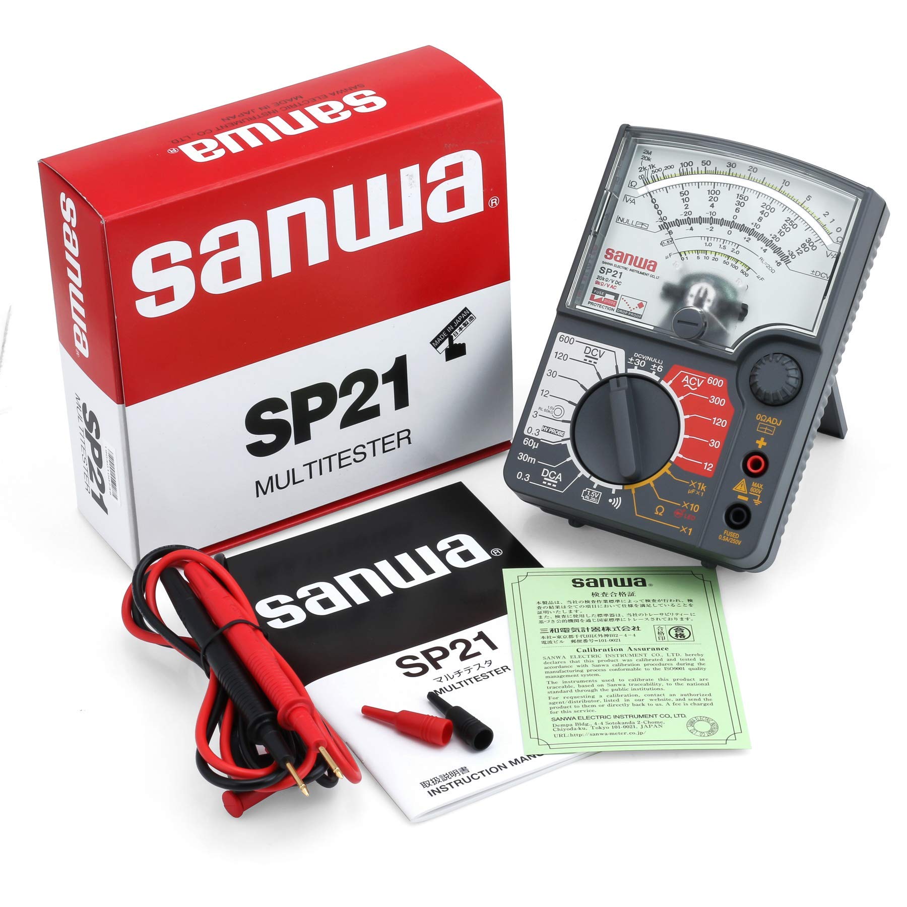 Sanwa, Japan SP21 Analog Multimeter (MADE IN JAPAN) : Amazon.in 