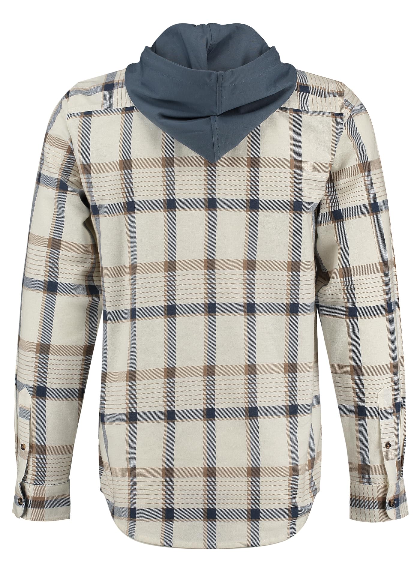 KEY LARGO Koszula Mężczyźni Klcatania 1/1 Hoodie-checks