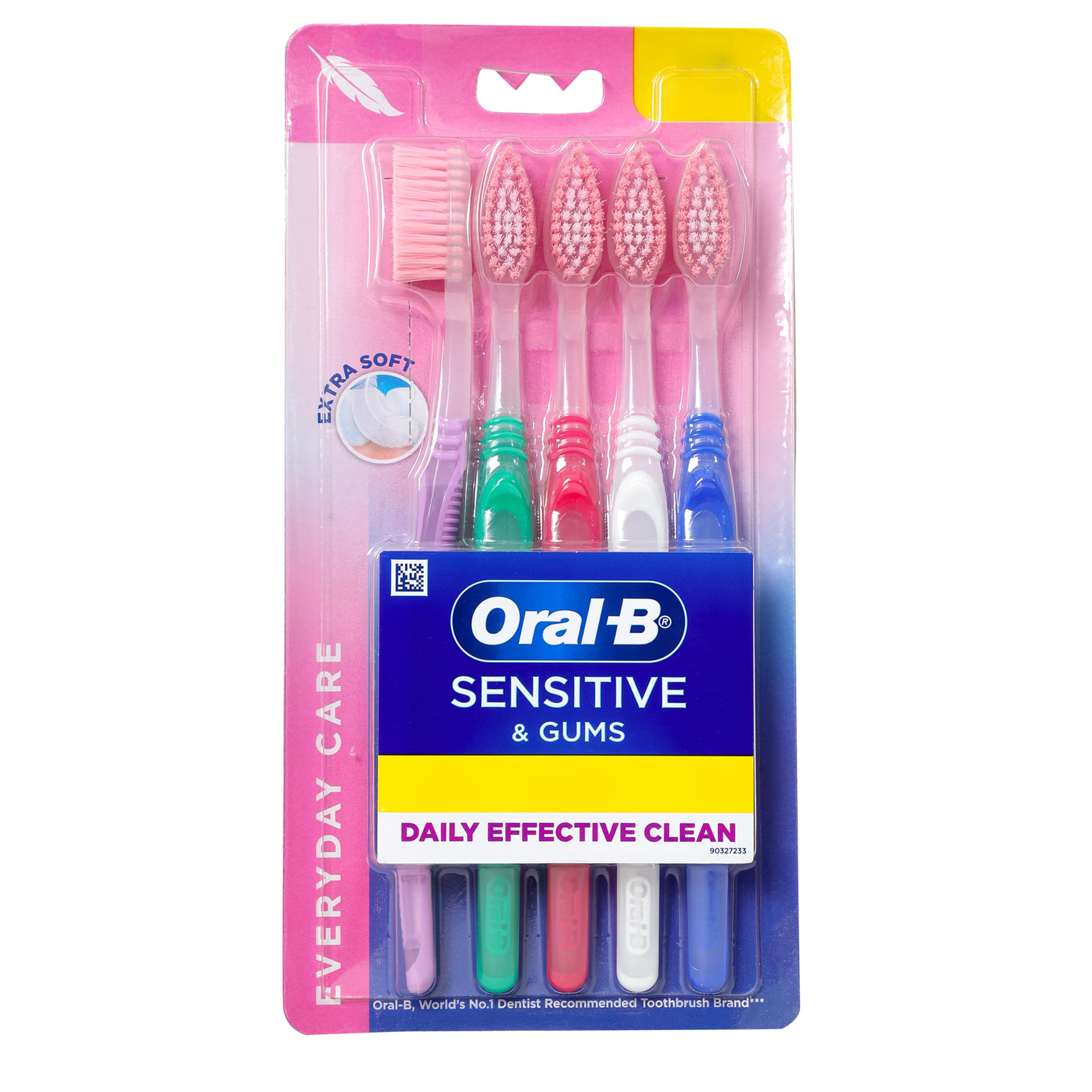 Buy Oral-B Sensitive & Gums Toothbrushes, 5 Pieces Online at Low